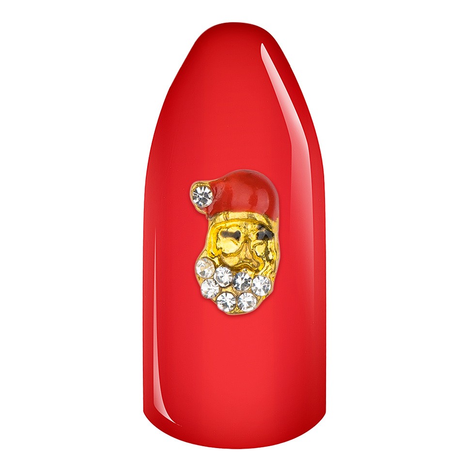 Decoratiune Unghii 3D Mos Craciun #01 - Kitunghii