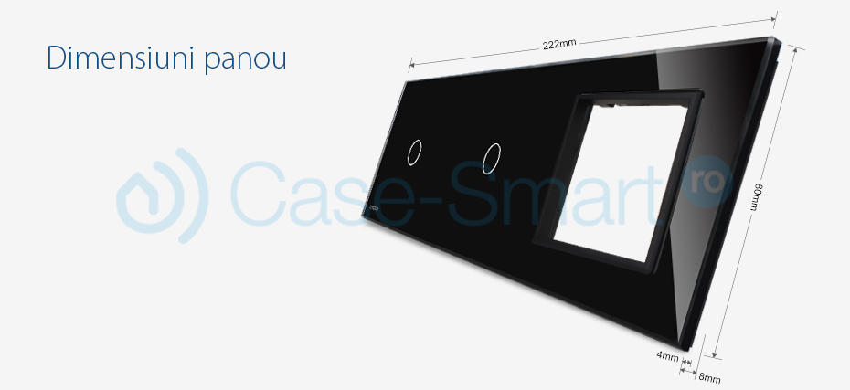 Panou Touch Livolo 2 Prize + 2 Comutatoare - imagine 7