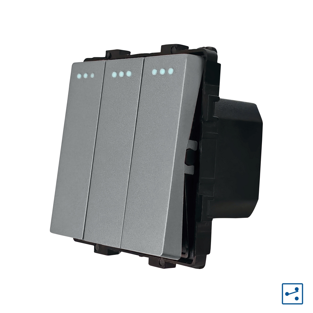 Modul Intrerupator Triplu Cap Scara Mecanic LUXION - imagine 13