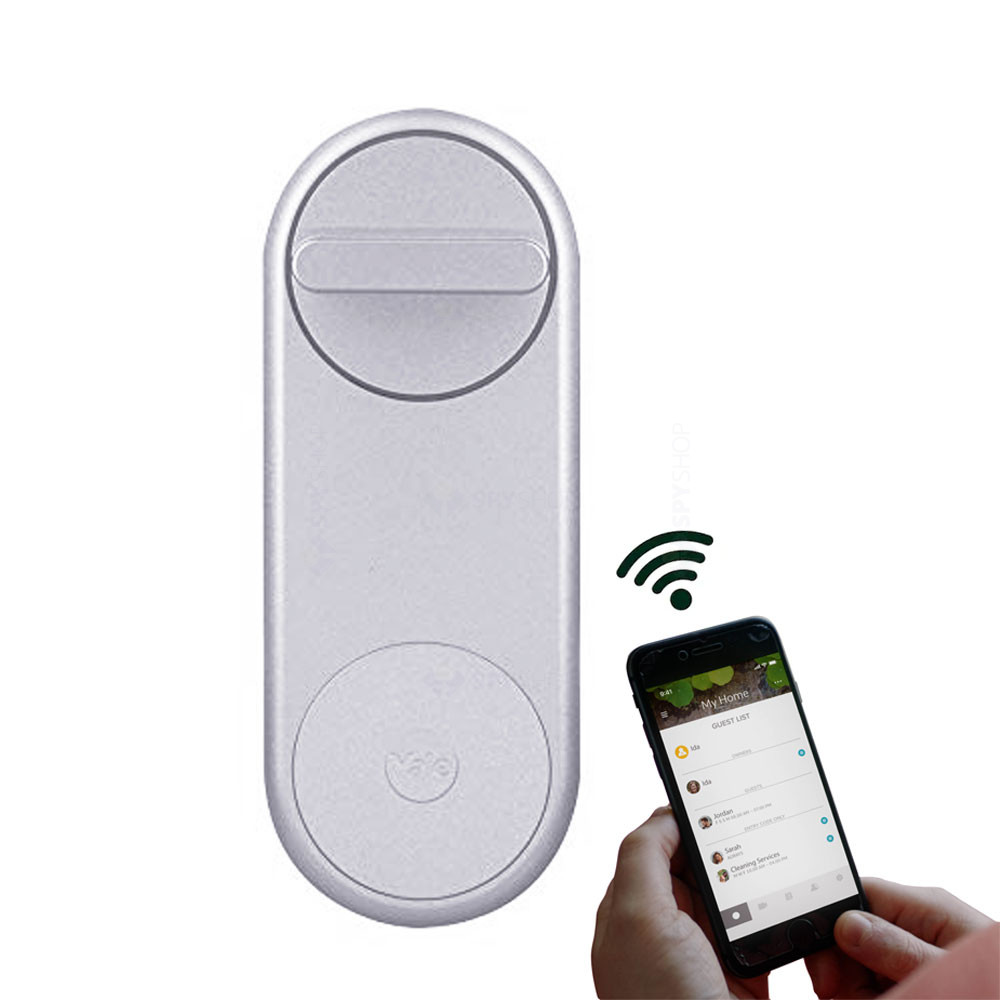 Yale Linus Smart Lock, Wi-Fi, Control Total, Albastru/Negru - imagine 2