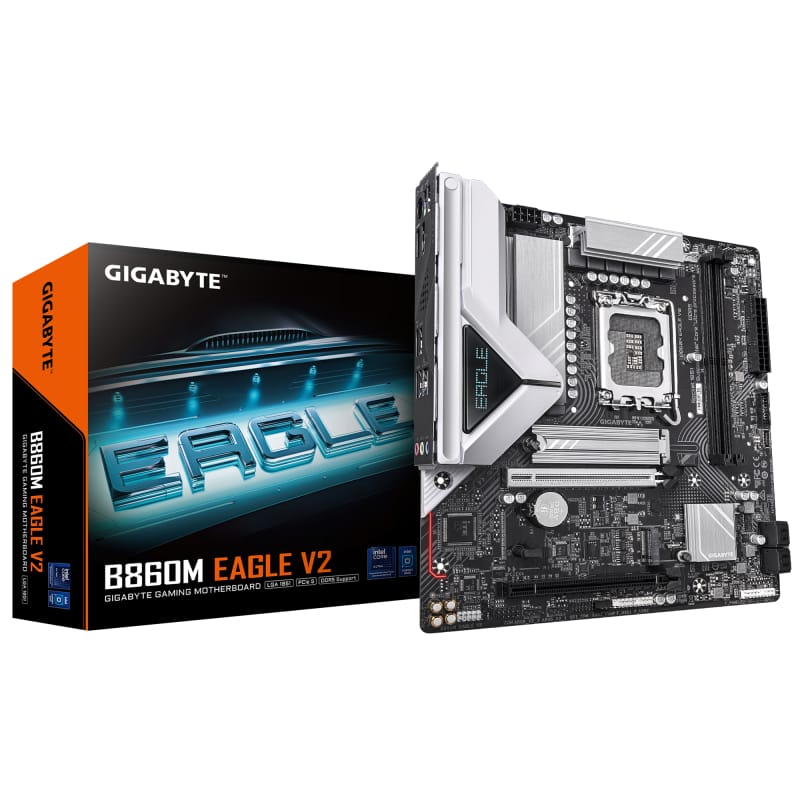 Placă de bază Gigabyte B860M EAGLE V2 LGA1851 mATX DDR5 - imagine 2