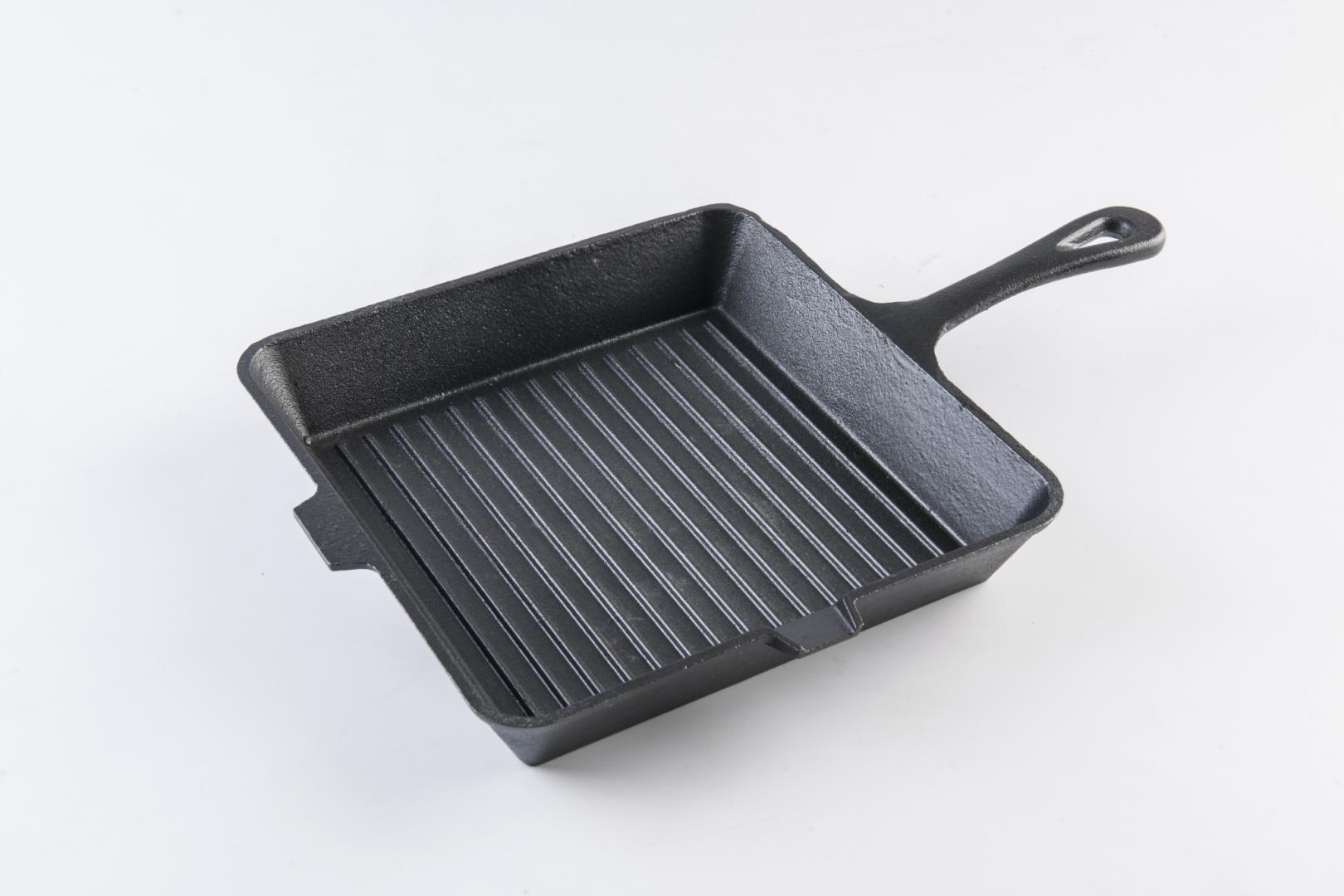 Tigaie Grill Fontă Pură 25cm Vanora Home - Gătire Profesională