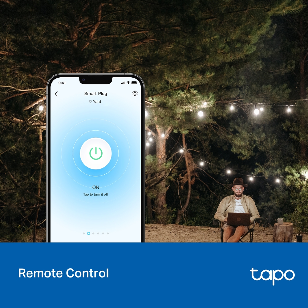 Priză inteligentă Wi-Fi exterior TP-LINK Tapo P410M Matter IP54 - imagine 10
