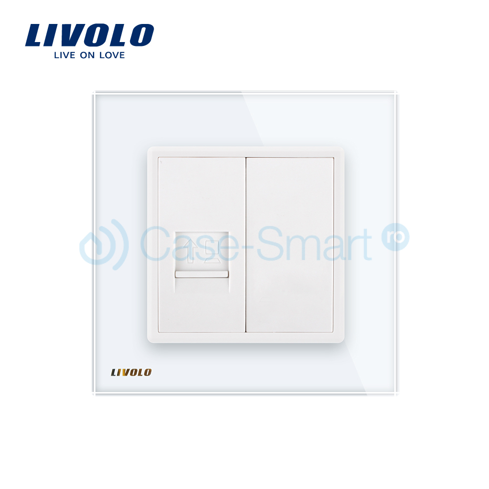 Priza Internet Livolo cu Rama Sticlă - imagine 3