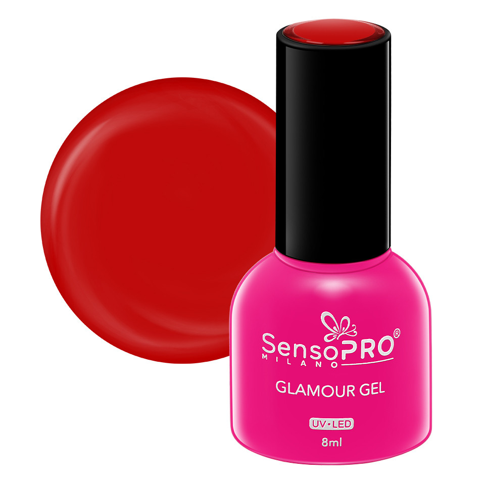 Oja Semipermanenta SensoPRO Ruby Red 8ml