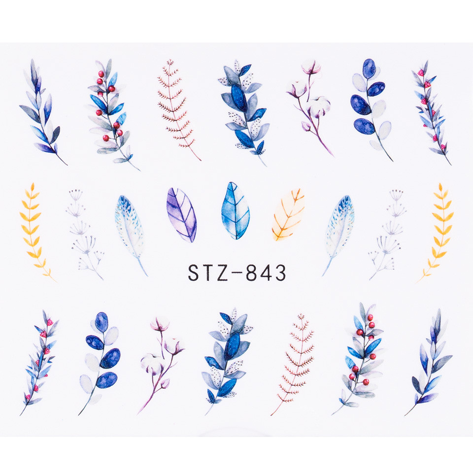 Tatuaj Unghii LUXORISE Magic Leaves STZ-843