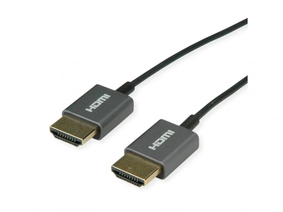Cablu HDMI 8K60Hz Ultra Slim 1.5m Roline