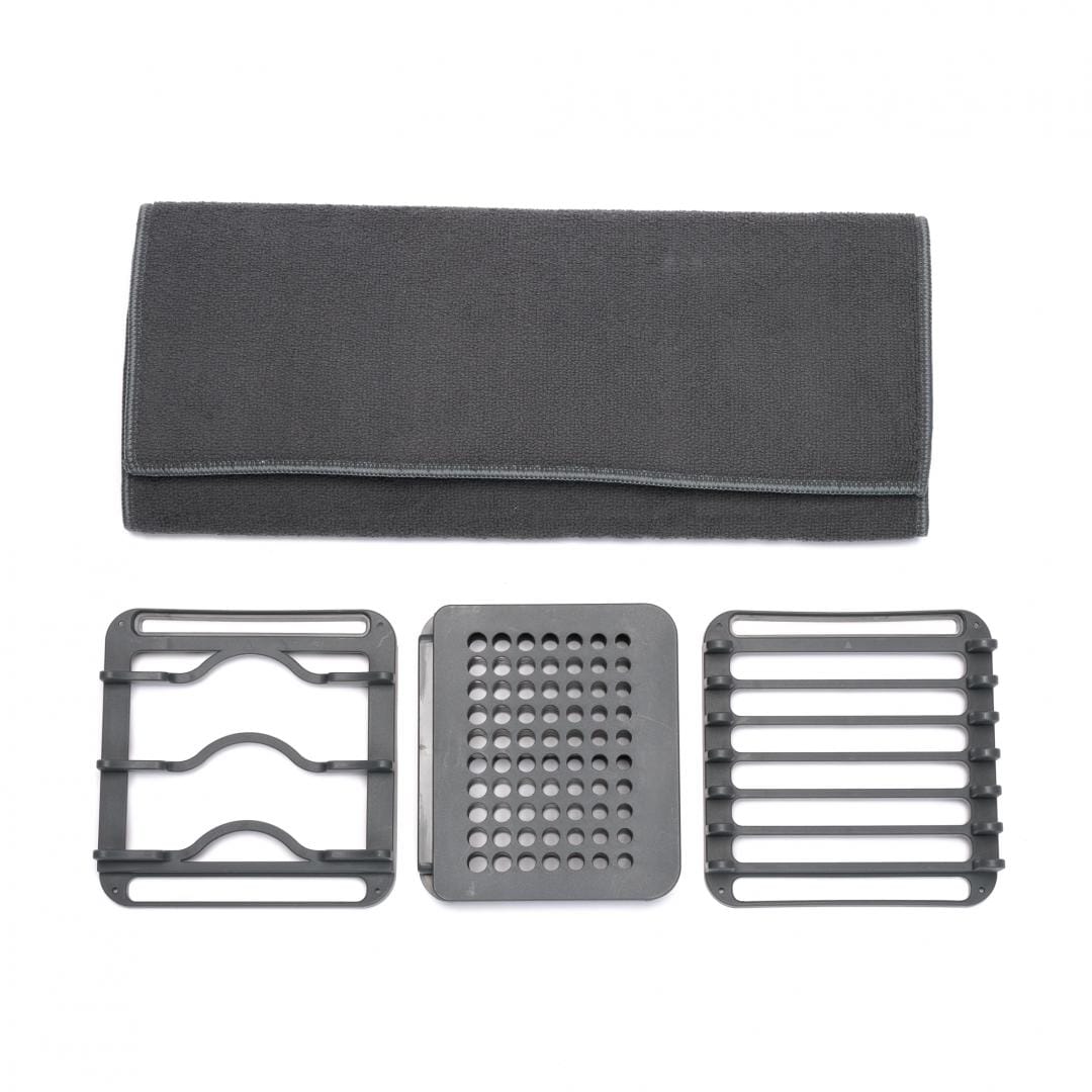 Suport Scurgător Vase 4 PCS cu Covoraș | Organizare Bucătărie - imagine 2