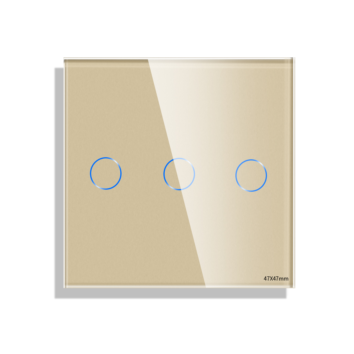 Panou Touch Triplu Luxion, Sticla Securizata - imagine 3