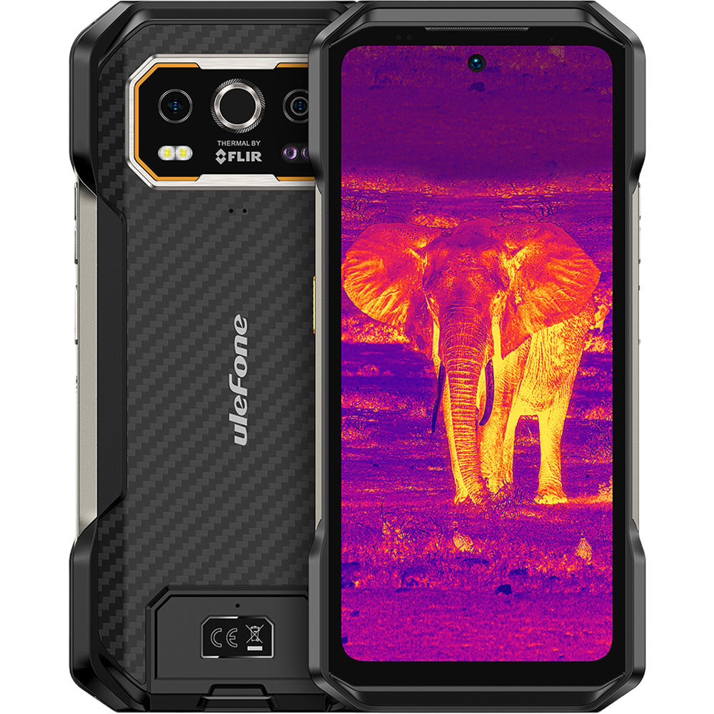 Telefon rugged Ulefone Armor 27T Thermal FLIR, cameră termică
