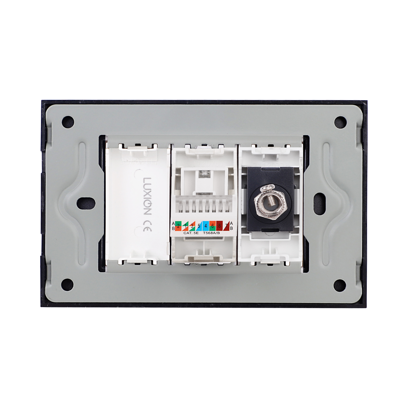 Priza TV+Internet Sticla Luxion IP44 - imagine 8