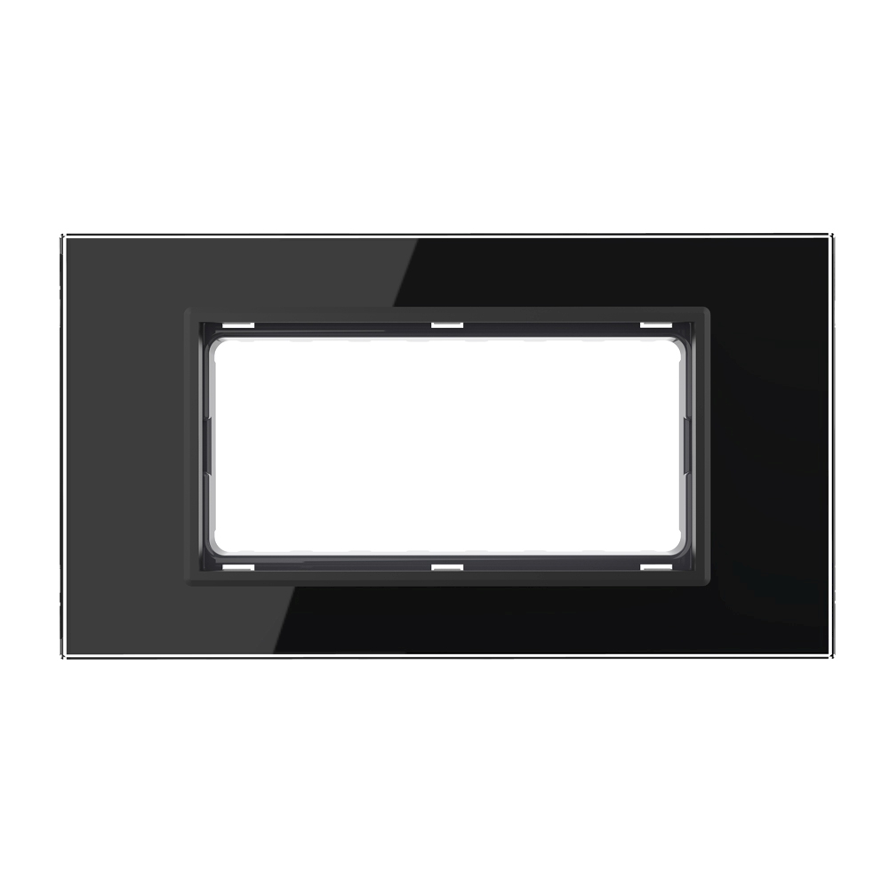 Rama Sticla Livolo 4 Module Standard Italian - imagine 6