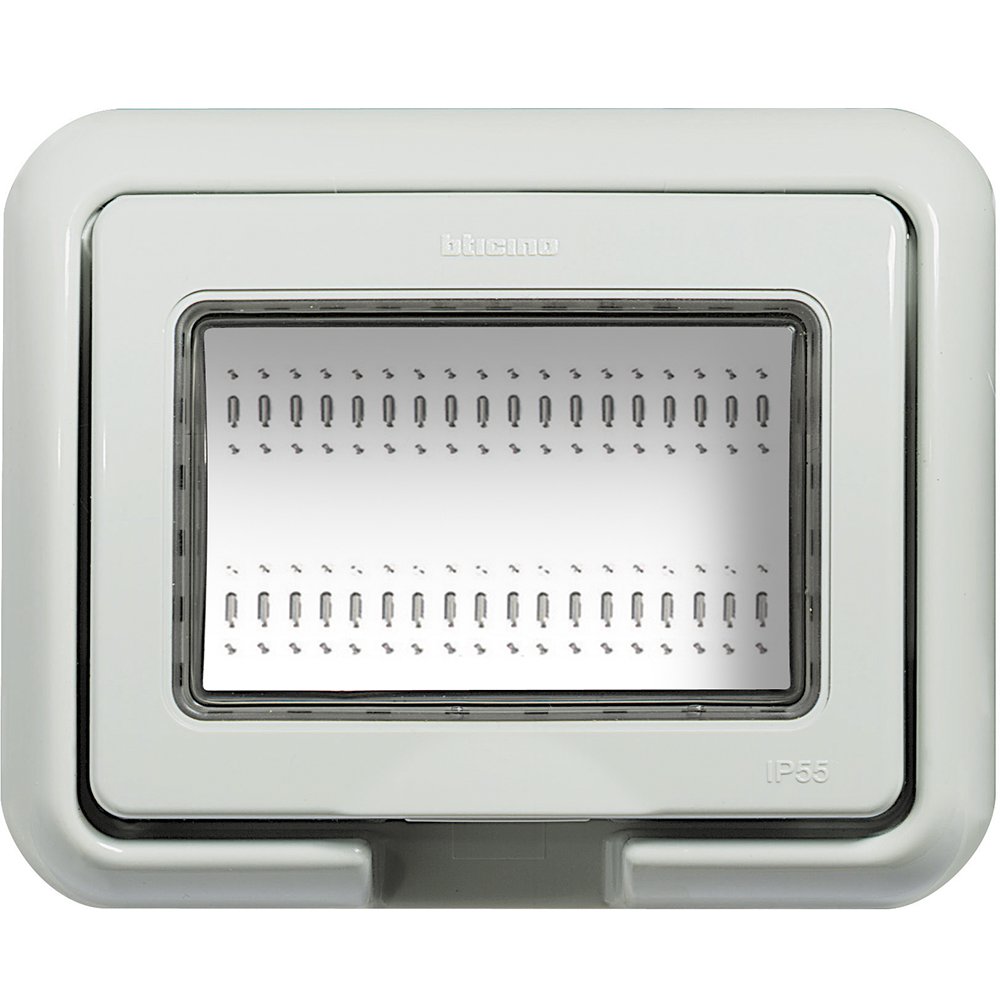 Placa Ornament 3 Module IP55 Bticino Gri