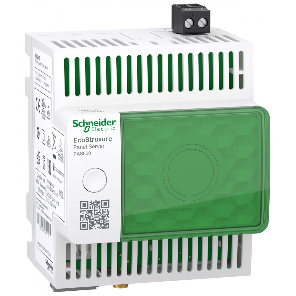 Schneider Panel Server PAS600, gateway Modbus universal