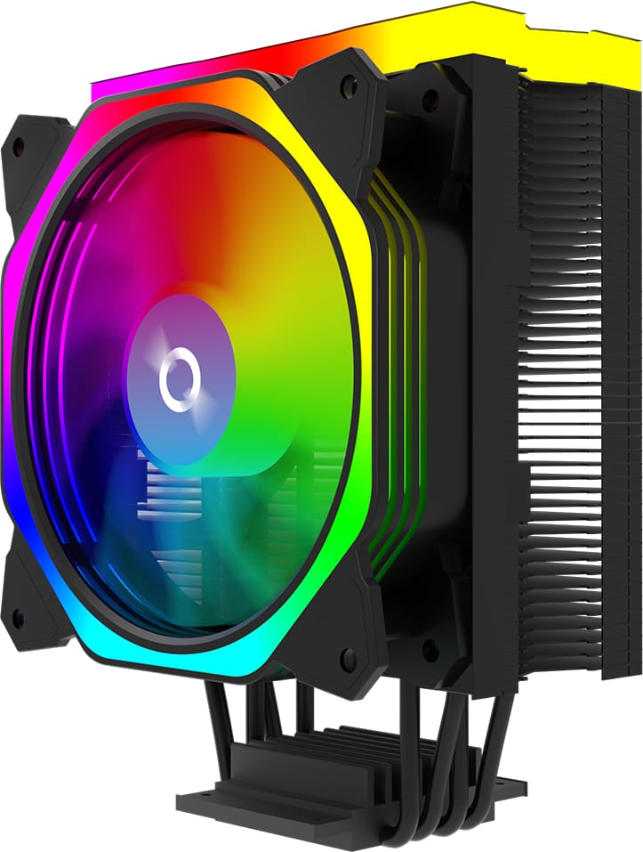 Cooler Procesor AQIRYS URANUS ARGB Negru - Performanță și Stil - imagine 3