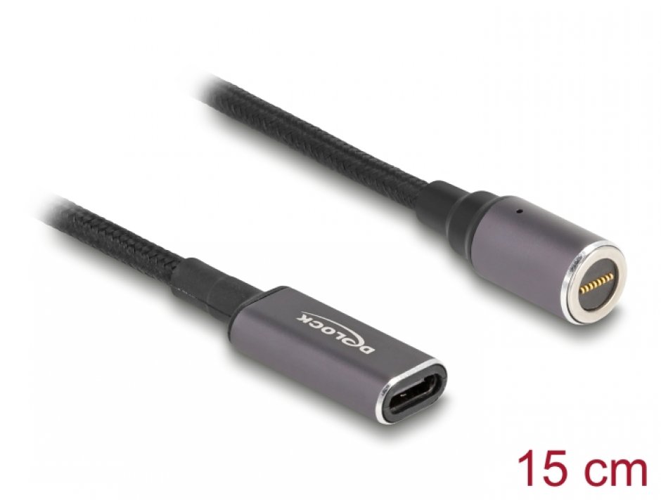 Adaptor Magnetic USB-C Laptop 60W Delock