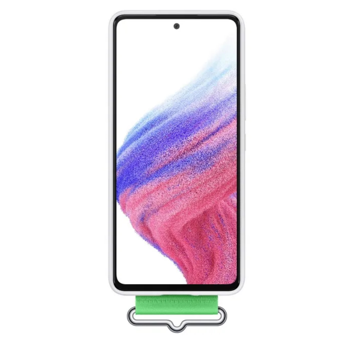 Husă Samsung A53 5G Silicon cu Cureă Albă - imagine 4