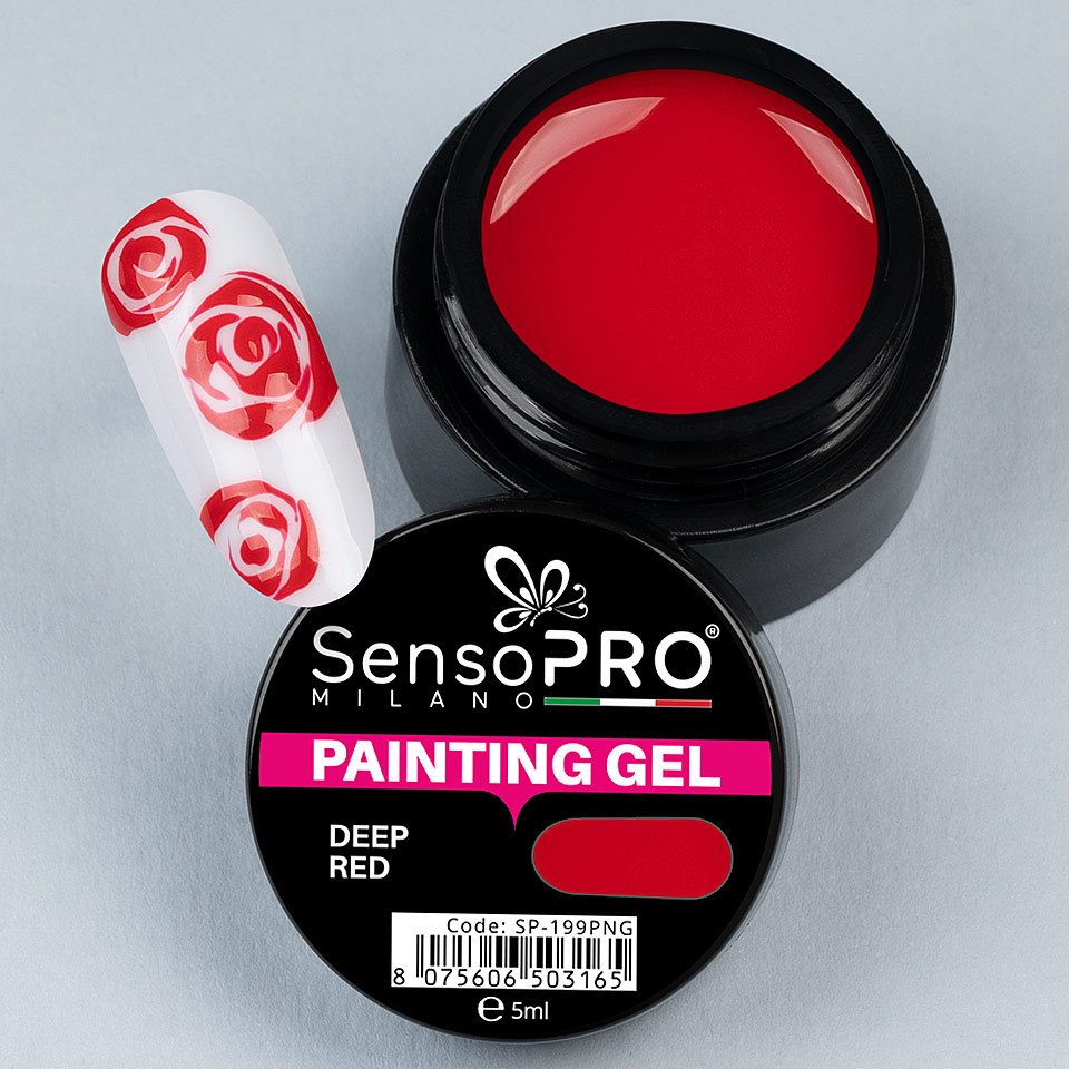 Gel UV Pictura Deep Red SensoPRO | Nail Art Profesionist