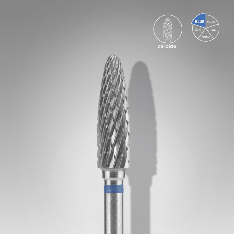Cap freză carbid Staleks Expert 4 mm, formă porumb