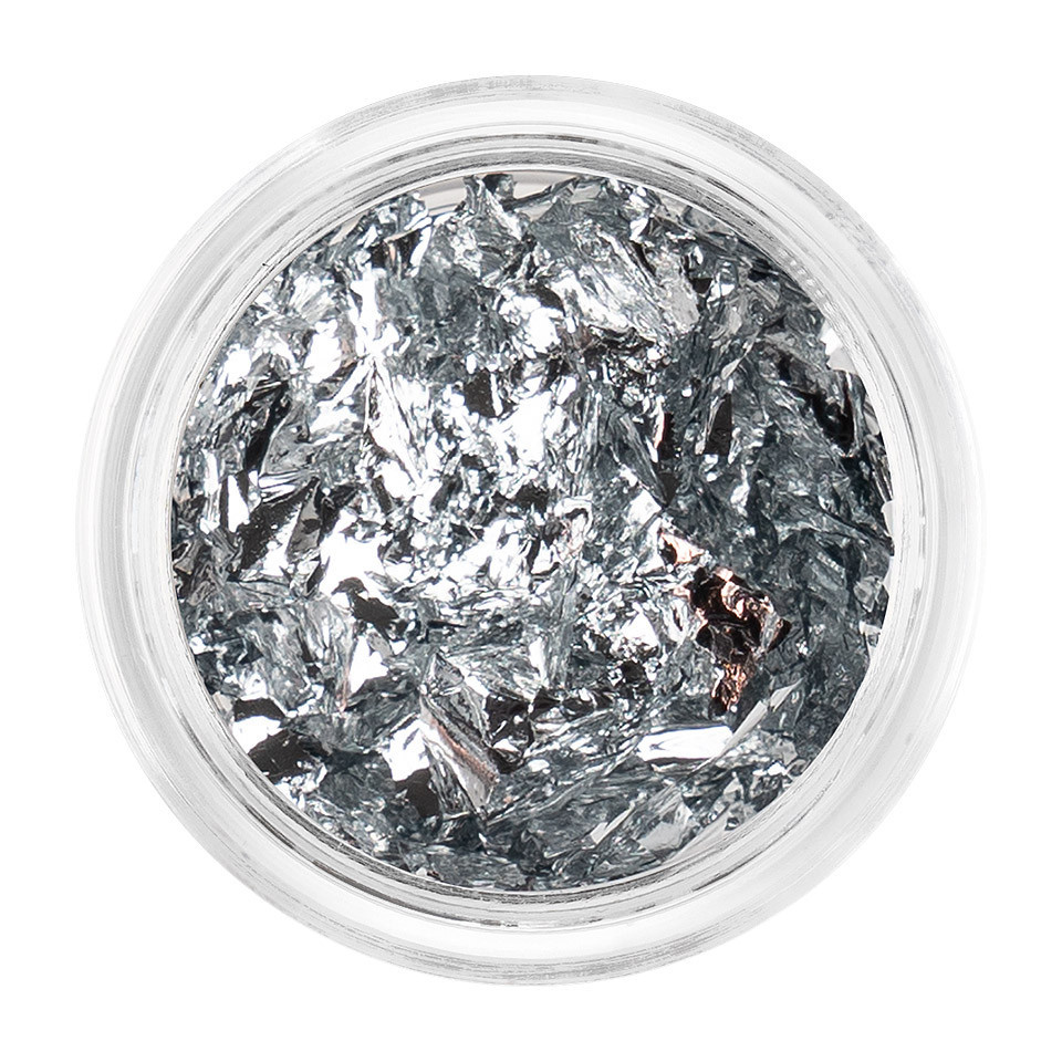 Pigment Unghii Platinum Flake Luxorise Silver