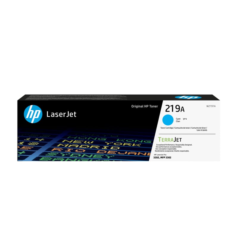 Toner HP 219A Cyan W2191A - 1.200 pagini, Original - imagine 2