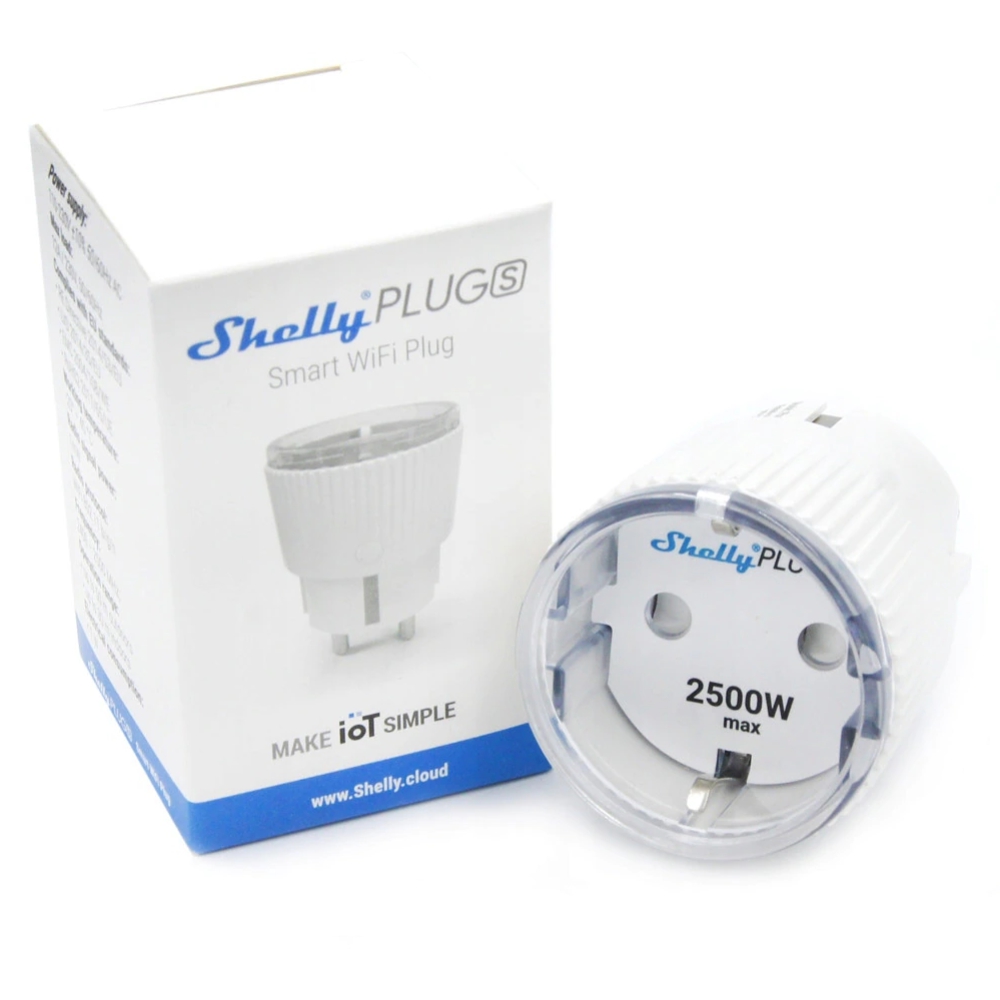 Priza Inteligentă Shelly Plug S Wi-Fi, Monitorizare Consum - imagine 4