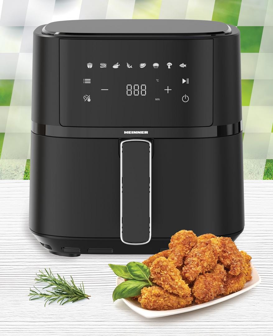 Friteuza Aer Cald Heinner 4L 1500W - 8 Programe Digitale - imagine 10