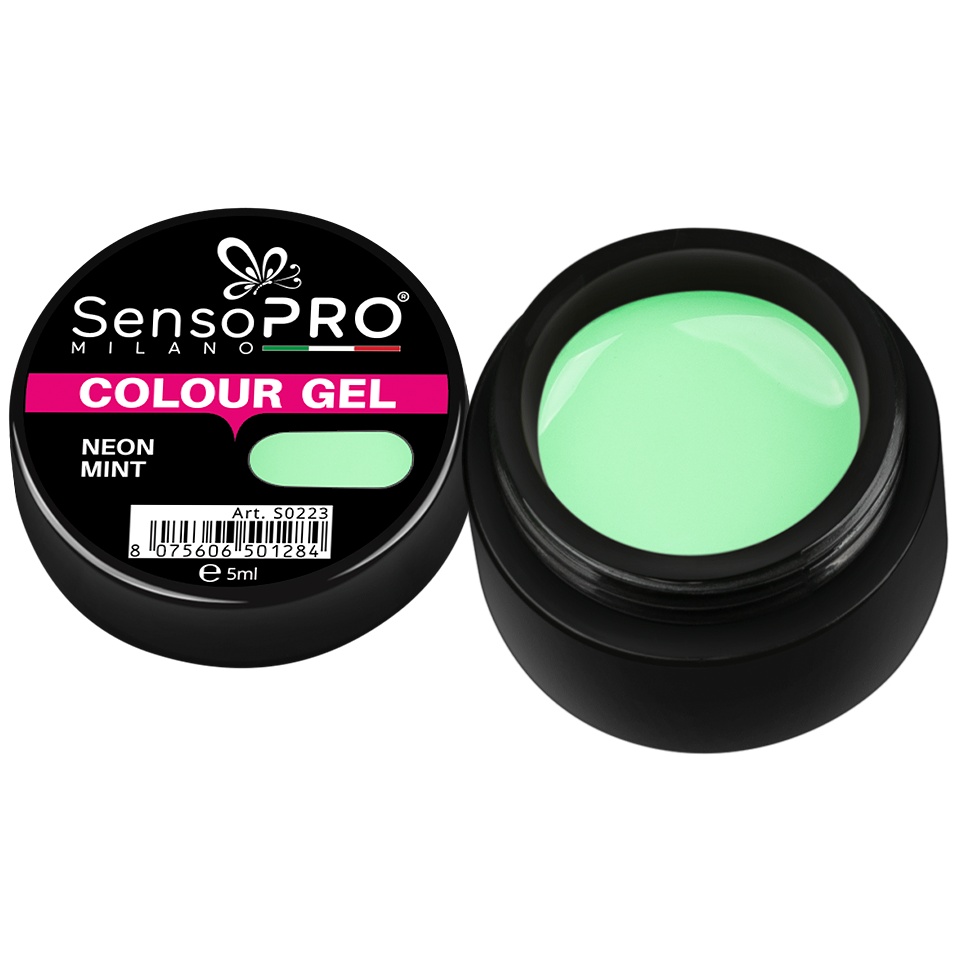 Gel UV Colorat Neon Mint SensoPRO 5ml
