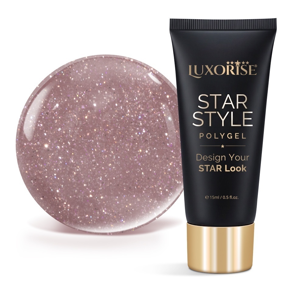 Polygel LUXORISE STAR STYLE - STAR SIGNATURE Collection, Bronze Whisper, 15ml
