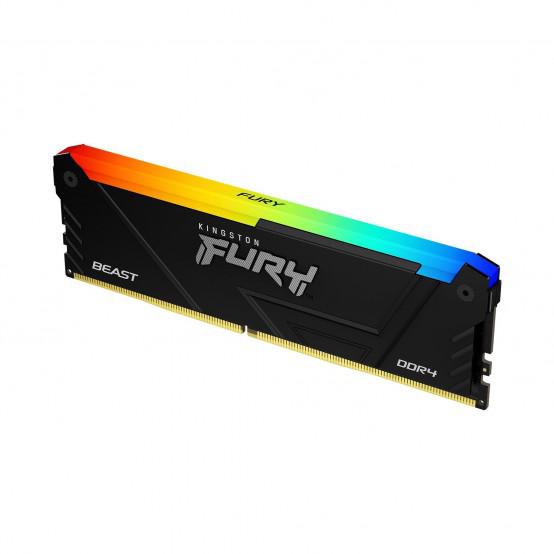 Memorie RAM Kingston 8GB DDR4 3600MHz FURY Beast RGB - imagine 2