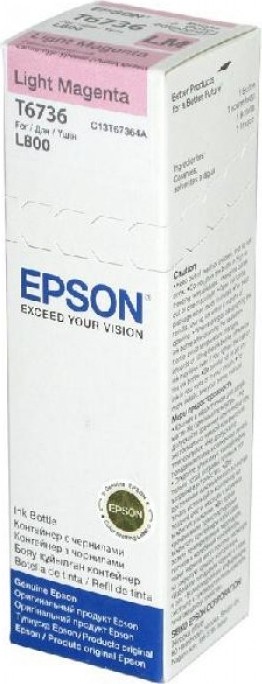 Cartus Original Epson T6736 Light Magenta 70ml pentru L800