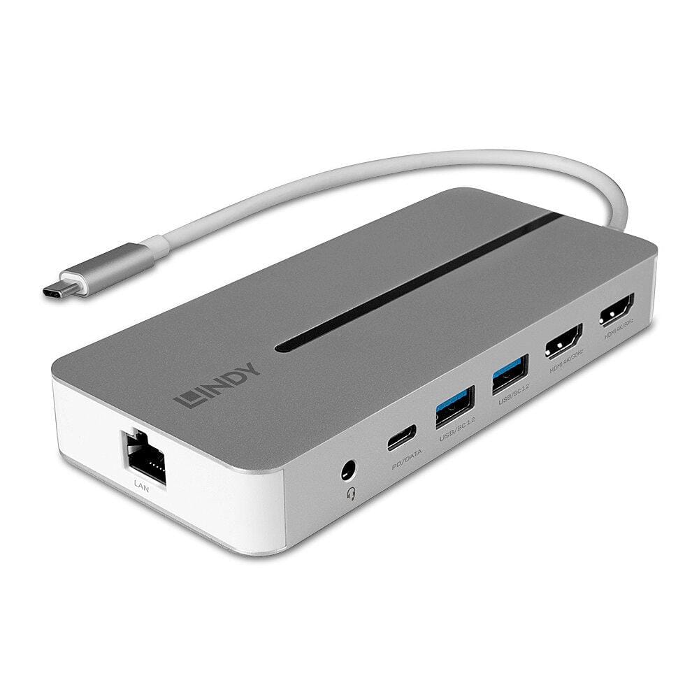 Lindy DST-Mx Duo Mini Docking Station USB-C, Dual 4K, 100W PD - imagine 5