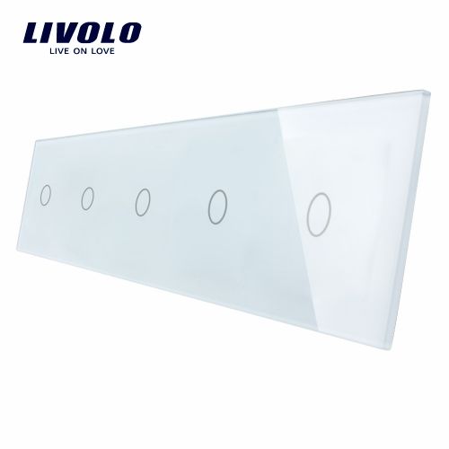 Panou 5 Touch-uri Livolo Sticlă