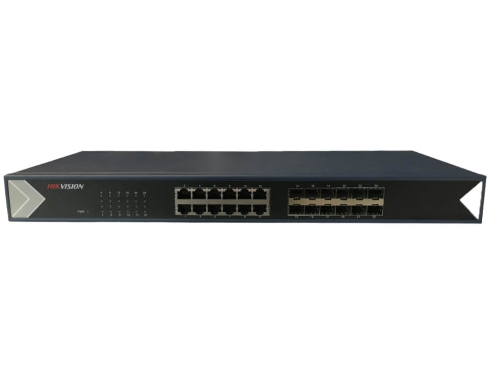 Switch Hikvision 24 Porturi PoE, Rack 19" | DS-3E0524TF
