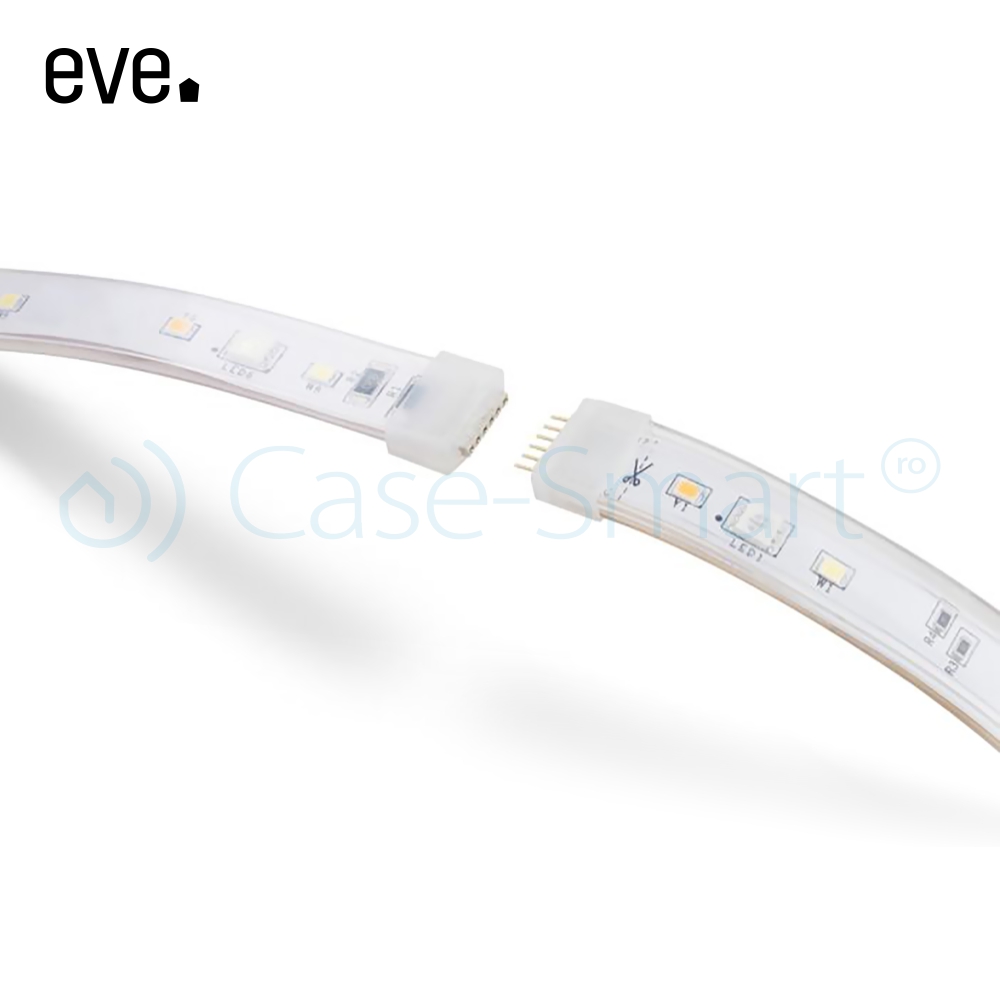 Kit Banda LED RGB Eve Light Strip, Smart HomeKit - imagine 4