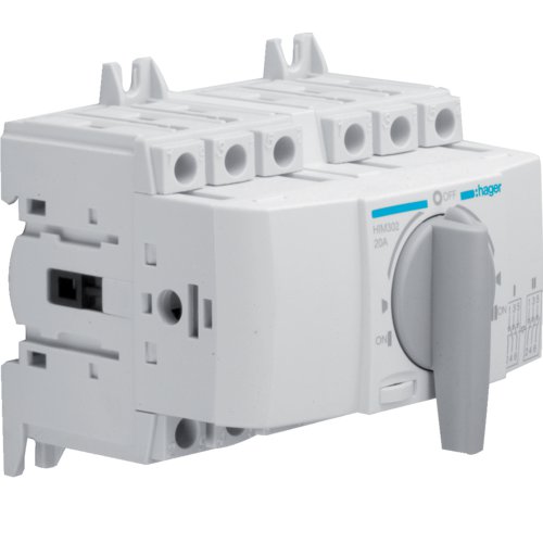 Inversor Manual Hager HIM302, 3 Pol, Siguranță Maximă