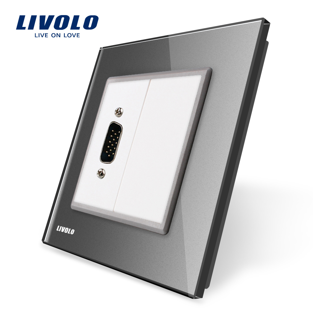 Priza VGA Livolo cu Rama Sticlă 15 pini - imagine 16