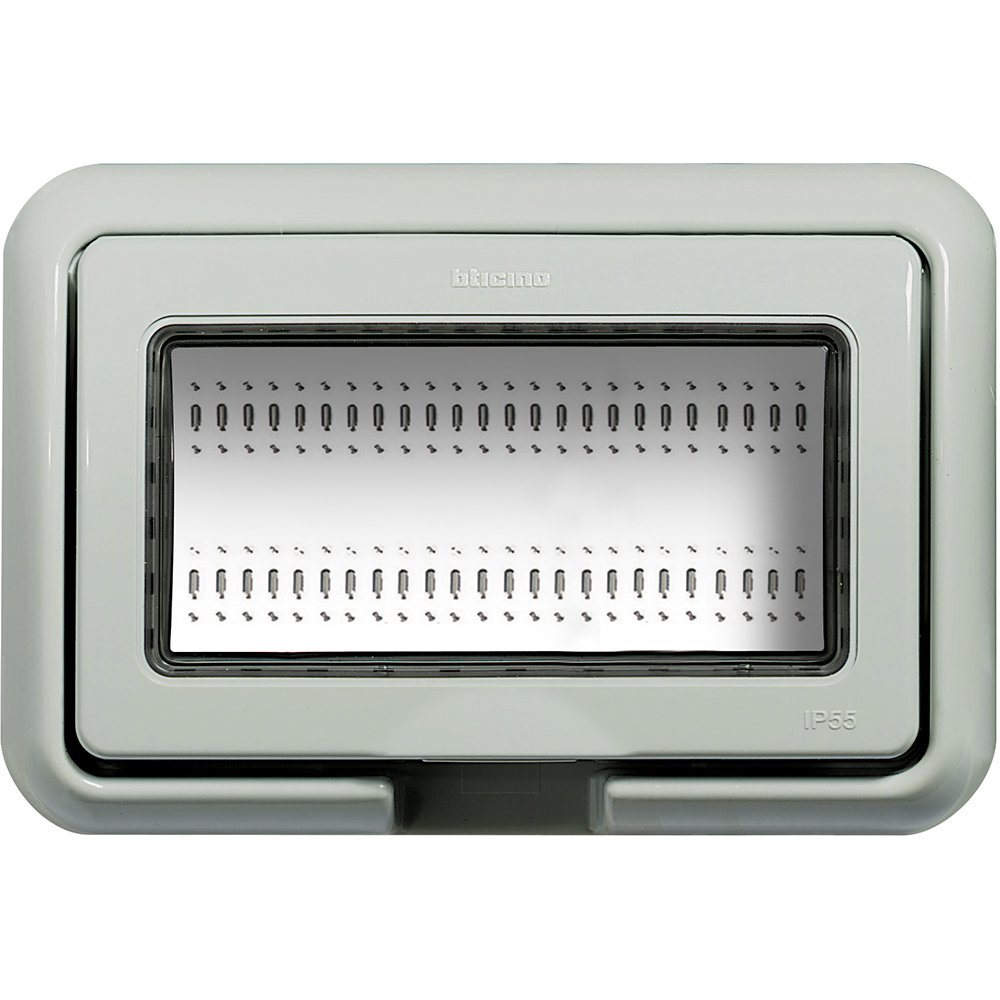 Placa Orament 4 Mod Bticino IP55 Gri