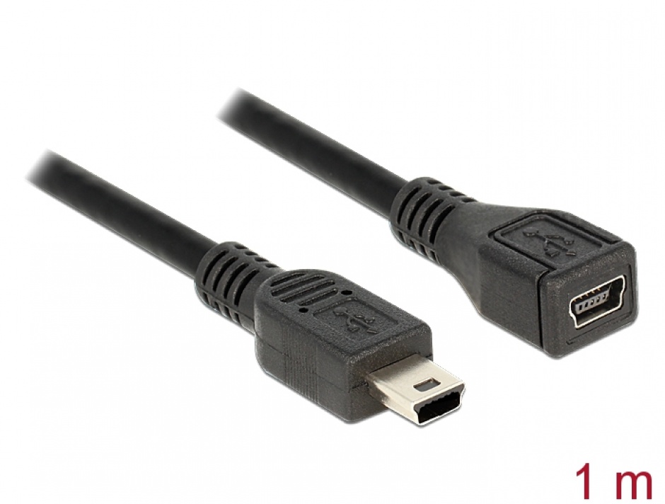 Prelungitor Mini USB 2.0 Delock 1m