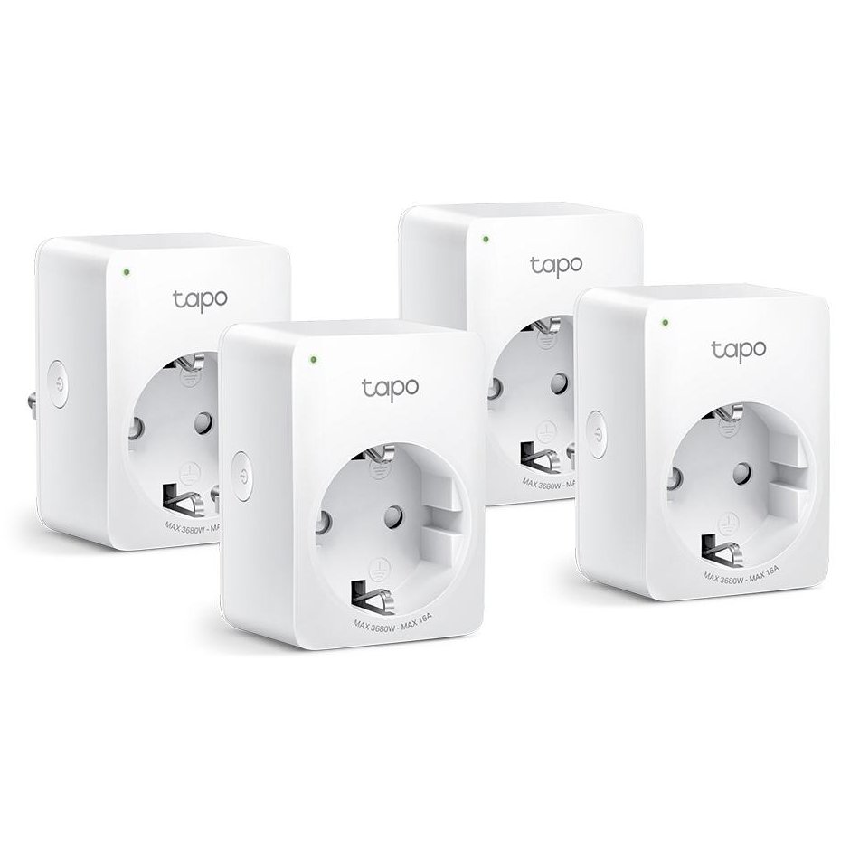 TP-Link Tapo P110 4-Pack: Priză Inteligentă Wi-Fi Mini