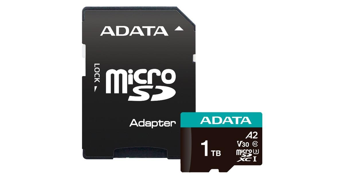 Card Memorie ADATA 1TB MicroSDXC U3 V30 A2 cu Adaptor SD - imagine 3