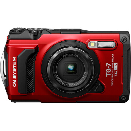Aparat Foto Olympus TG-7 Roșu - Rezistent la Apă 15m și Șocuri - imagine 9