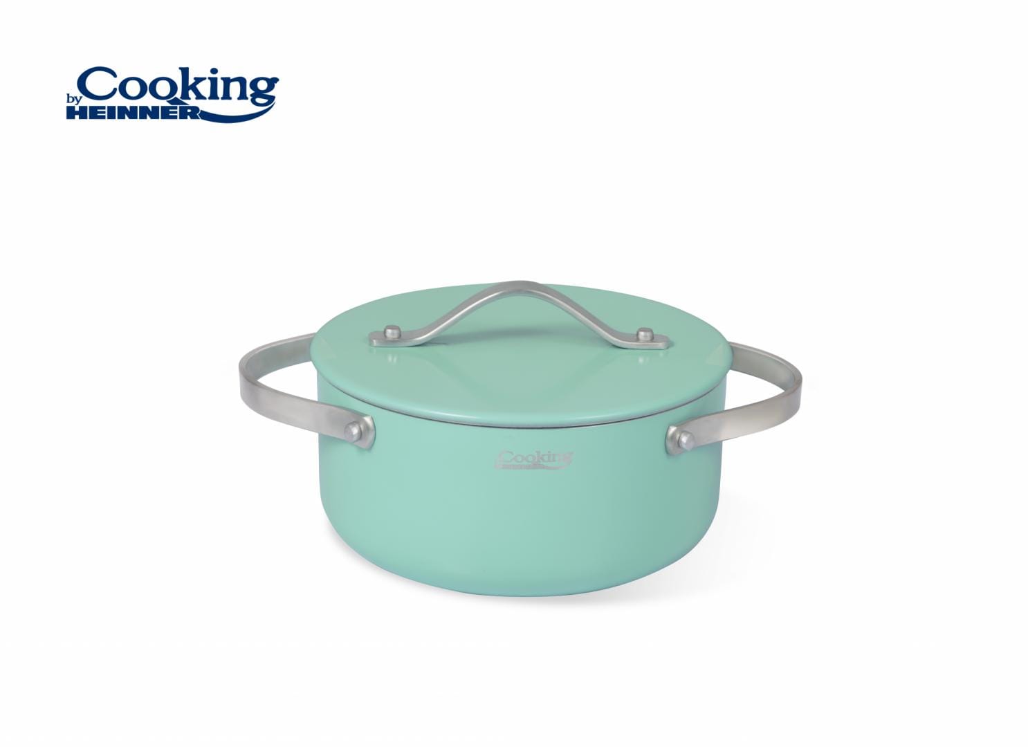 Set Gătit Heinner 5 Piese Aluminiu Presat Culoare Cretă - imagine 12