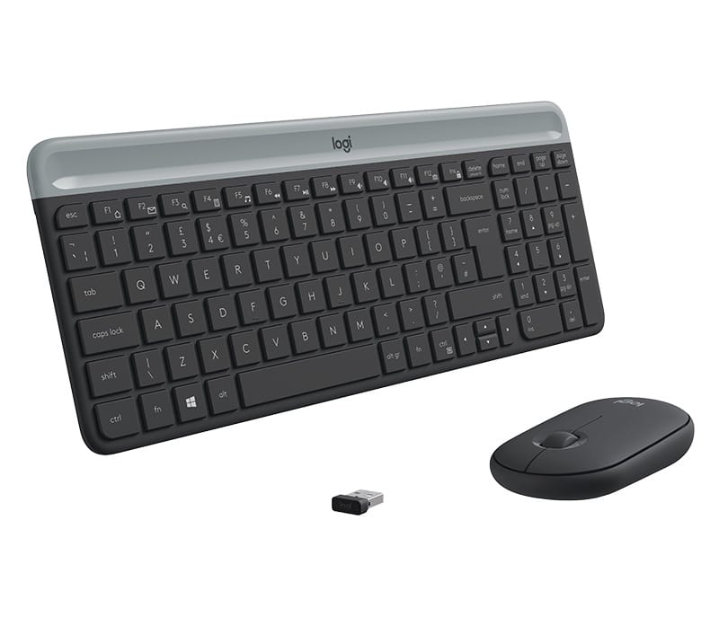 Tastatură și Mouse Wireless Logitech MK470 Slim - Graphite - imagine 6