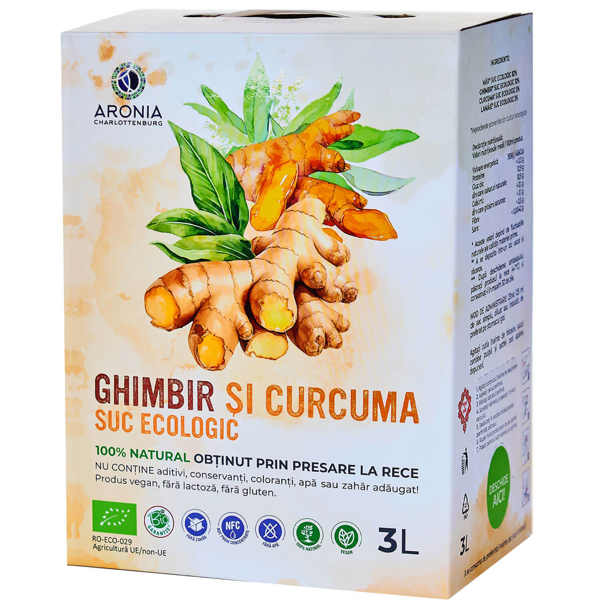 Suc Ghimbir și Curcuma 3L Aronia Charlottenburg