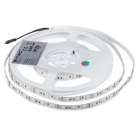 Banda LED V-TAC RGB 5M, 60LED/M, SMD5050