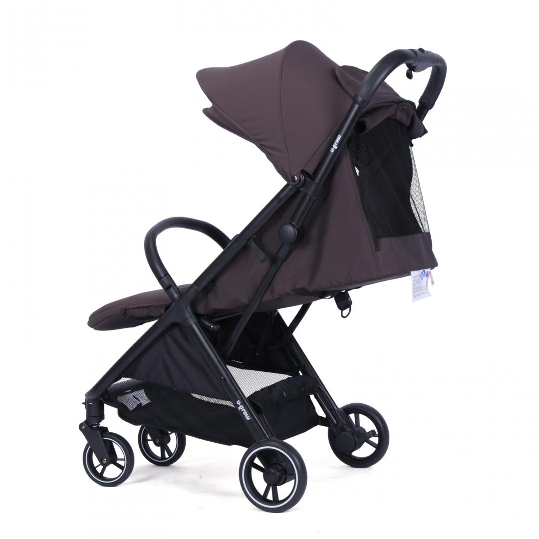 Cărucior U-GROW Autofold Gri 0-48 luni - Pliere Automată - imagine 4