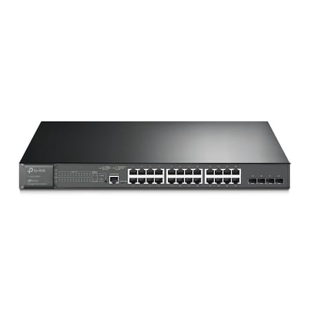 Switch TP-Link TL-SG3428MP Gigabit PoE+ 24 Porturi Management - imagine 3