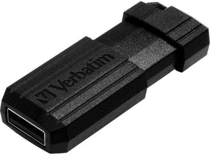 Stick USB 64GB Verbatim Pinstripe Negru - 12MB/s - imagine 2