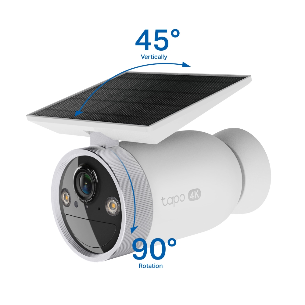 Cameră Supraveghere Solară 4K TP-Link Tapo - AI și Night Vision - imagine 3